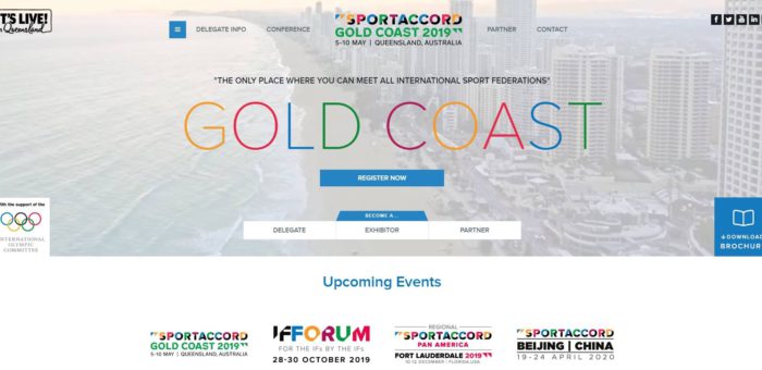 GSAA Invited to the 2019 Sport Accord